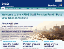 Tablet Screenshot of mykpmgpension.com